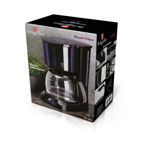 Lila filteres kávéfőző Purple Metallic Line - BerlingerHaus-image-2