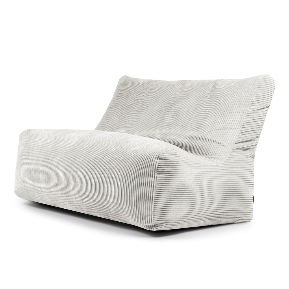 Krémszínű kordbársony babzsákfotel Sofa Seat Lounge  SLOWDOWN