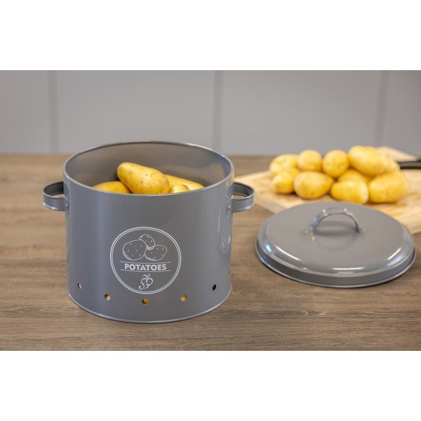 Burgonyatartó acél doboz Secret Du Potager – Esschert Design-image-1