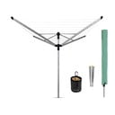 Ezüstszínű kerti ruhaszárító 50 m Lift-o-Matic Advance – Brabantia