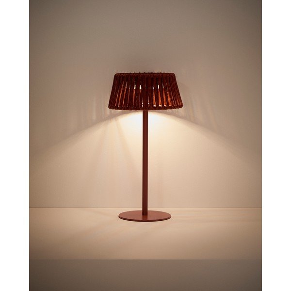 Napelemes LED asztali-hordozható kültéri lámpa (magasság 30 cm) Aldet – Kave Home-image-2