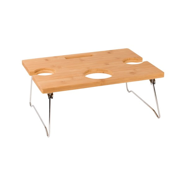 Summerhouse bambusz hordozható asztal borozáshoz, 38 cm x 17 cm x 28 cm - Navigate
