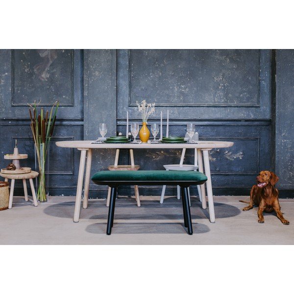 Naïve zöld-fekete bársony pad, 140 cm - EMKO-image-3