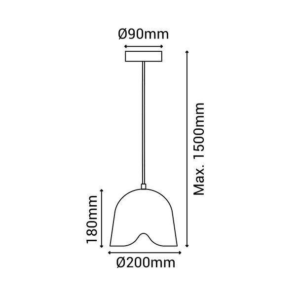 Paris fehér függőlámpa, magasság 150 cm - SULION-image-4