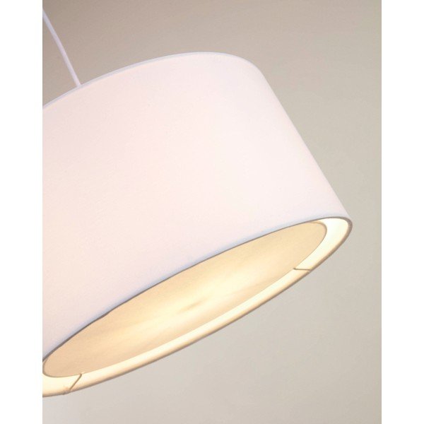 Fehér lámpabúra ø 40 cm Santana – Kave Home-image-1