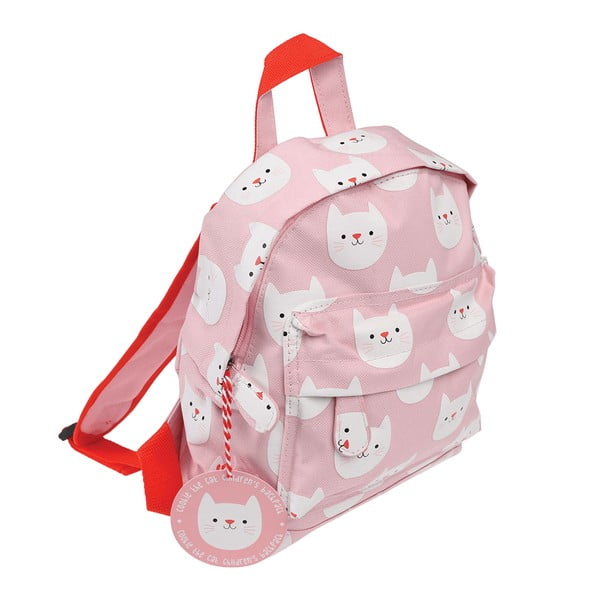 Kisméretű, cicamintás gyerek hátitáska - Rex London-image-1