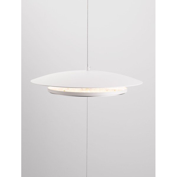 Matt fehér alumínium LED dimmelhető állólámpa (magasság 330 cm) Olos – Nova Luce-image-3