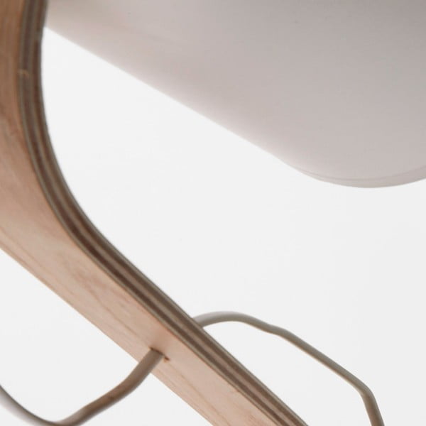 Percy fehér asztali lámpa - Kave Home-image-1