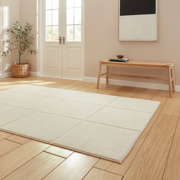 Krémszínű szőnyeg 120x170 cm Elio Creem – Think Rugs-image-2