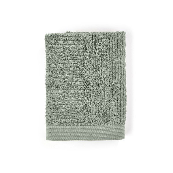 Zöld frottír pamut törölköző 50x70 cm Classic – Zone
