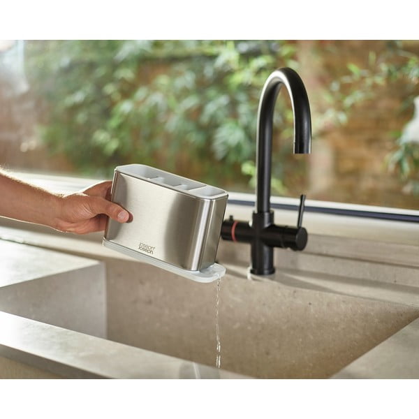 Ezüstszínű fém edényszárító evőeszközökhöz Surface – Joseph Joseph-image-1