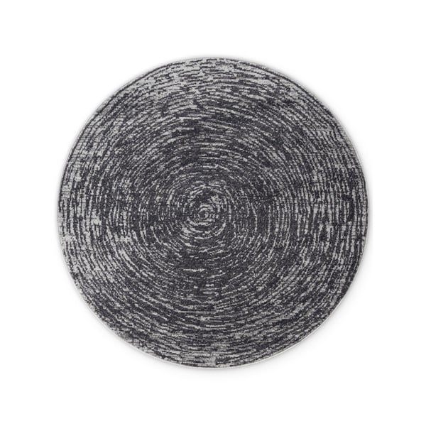 Szürke kerek szőnyeg ø 120 cm Gloria Cavallo – Hanse Home