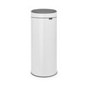 Fehér acél érintésre nyíló szemetes 30 l Touch Bin – Brabantia