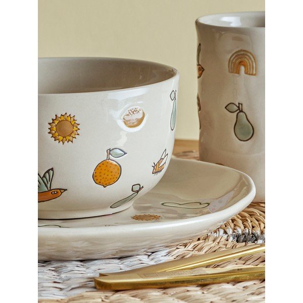 Kőedény gyerek étkészlet 3 db-os Agnes – Bloomingville Mini-image-2
