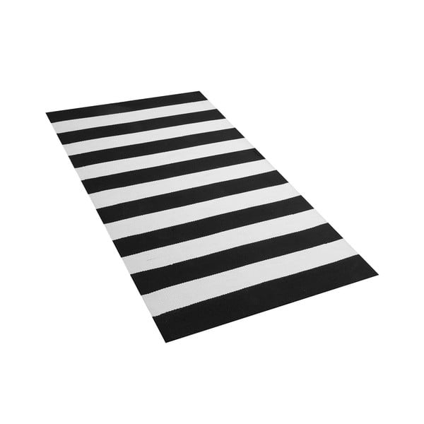 Gharo fekete-fehér kültéri szőnyeg 80 x 150 cm - Monobeli