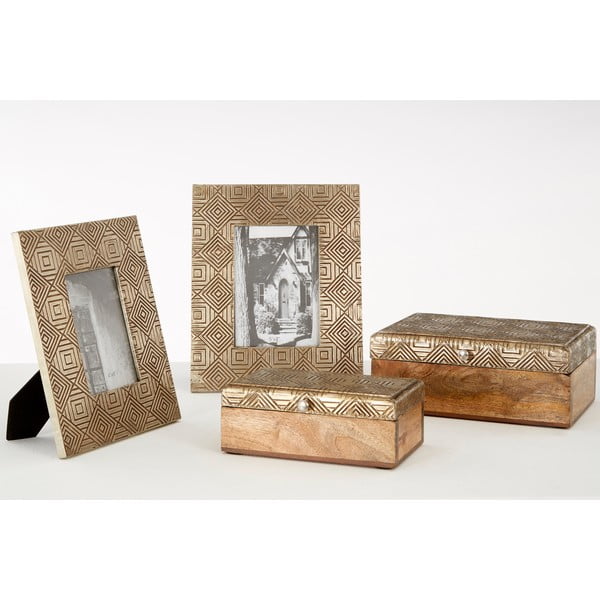 Aranyszínű fa képkeret 21x25 cm Bowerbird – Premier Housewares-image-4