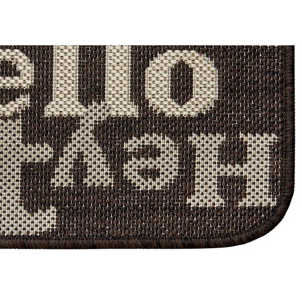 Weave Bonjour barna lábtörlő, 50 x 80 cm - Hanse Home-image-1