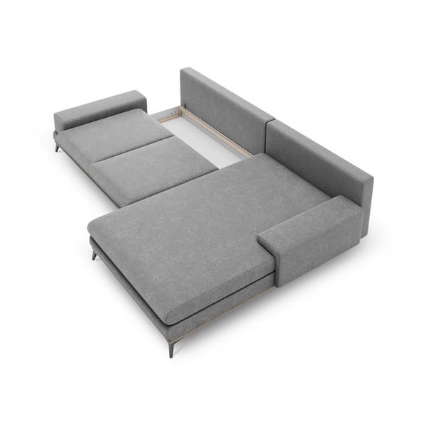 Planet szürke kinyitható sarokkanapé, jobb oldali - Windsor & Co Sofas-image-3