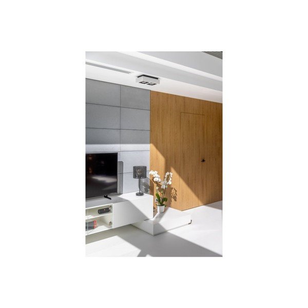 Fehér mennyezeti lámpa fém búrával 34x18,5 cm Loid – GTV-image-4