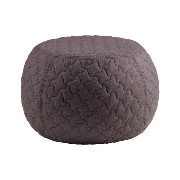Enzo sötétszürke puff, Ø 55 cm - sømcasa