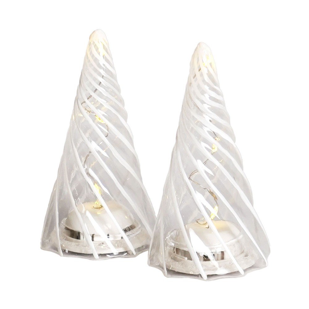 Karácsonyi fénydekoráció 2 db-os ø 6 cm Vilma – Sirius