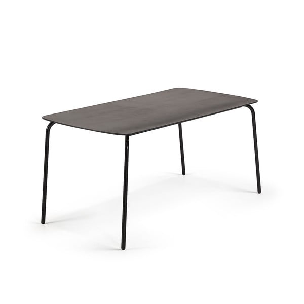 Tramp fekete asztal, 160 x 80 cm - La Forma