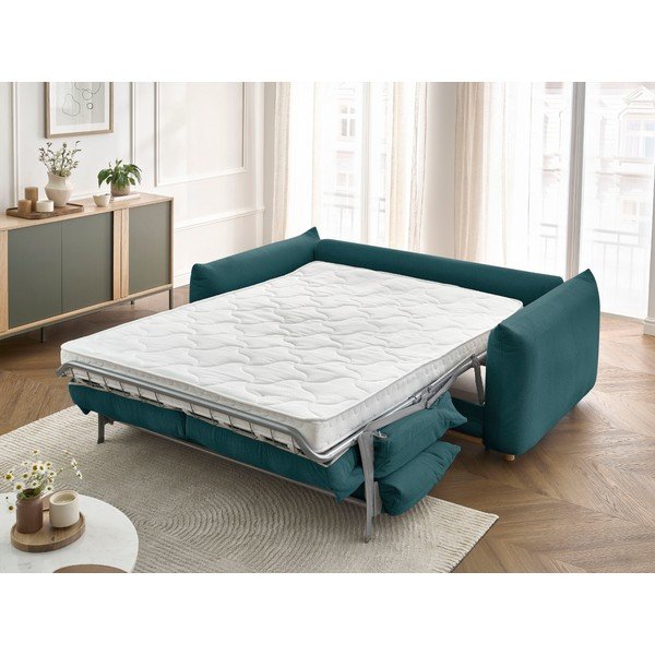Kék kinyitható kanapé 214 cm Ernest – Bobochic Paris-image-1