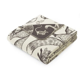 Fox bézs pamutkeverék takaró, 150 x 200 cm - AmeliaHome