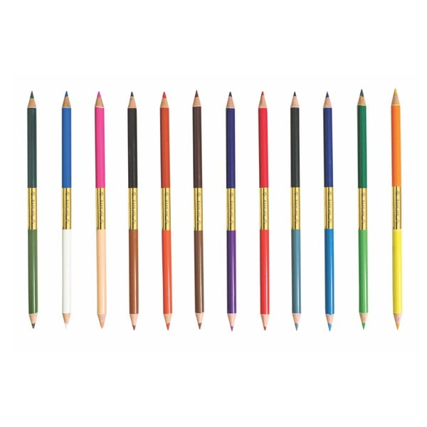 12 db-os kétszínű ceruza készlet - Portico Designs