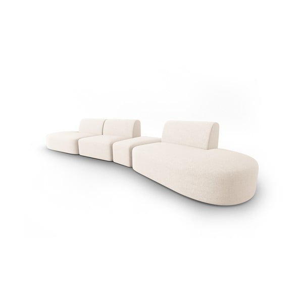 Krémszínű kanapé 412 cm Shane – Micadoni Home-image-2