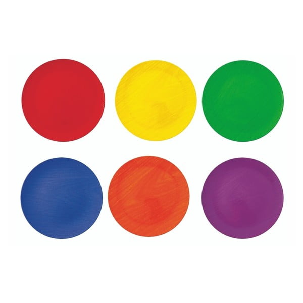 Cascina Piatto 6 darabos színes tányérkészlet, Ø 33 cm - Villa d'Este