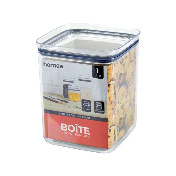 Műanyag élelmiszertartó doboz – Homéa-image-1