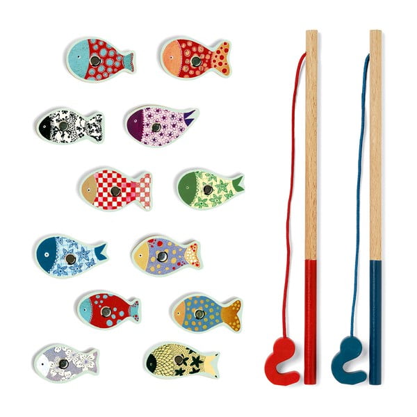Gyerek fajáték mágneses halakkal - Djeco-image-1