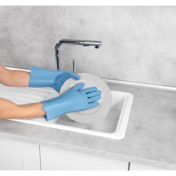 Rena 1 pár szilikonos mosogató kesztyű - Wenko-image-1