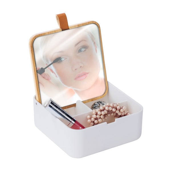 Bovisa fehér rendszerező tükörrel - Wenko-image-3