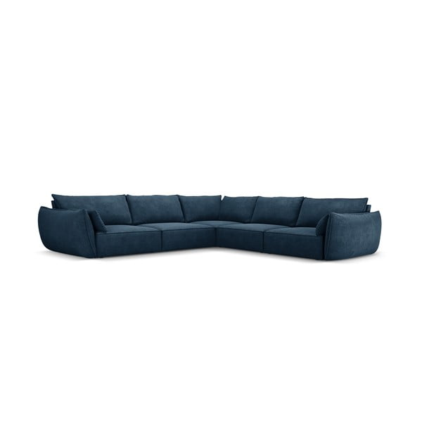 Sötétkék sarokkanapé (variálható) Vanda – Mazzini Sofas-image-2