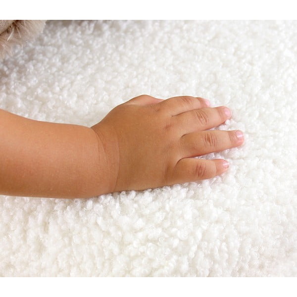 Fehér buklé gyerek puff Moouv – Artie-image-1