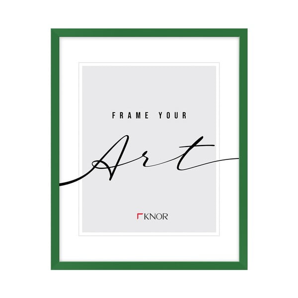 Zöld fali képkeret 26x32 cm – knor-image-1