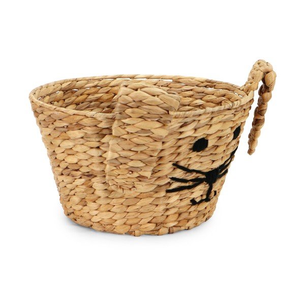 Natúr színű vízijácint játéktároló kosár ø 35x26 cm Rabbit – Compactor-image-4