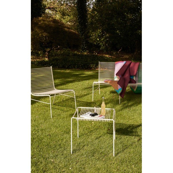 Fehér fém kerti fotel String – Hübsch-image-2