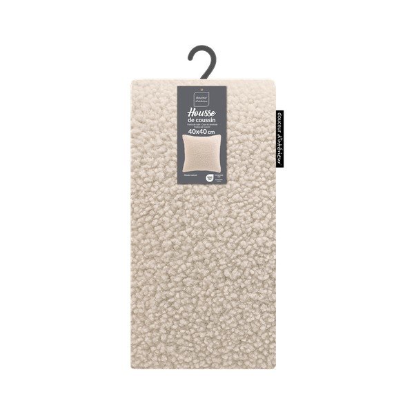 Sherpa párnahuzat 40x40 cm Woolen – douceur d'intérieur-image-3