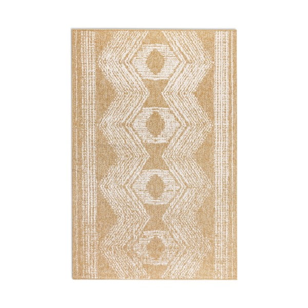 Okkersárga-krémszínű kültéri szőnyeg 120x170 cm Gemini – Elle Decoration-image-2