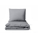 Szürke egyszemélyes mikroszatén ágyneműhuzat 140x200 cm Basic – Bonami Essentials