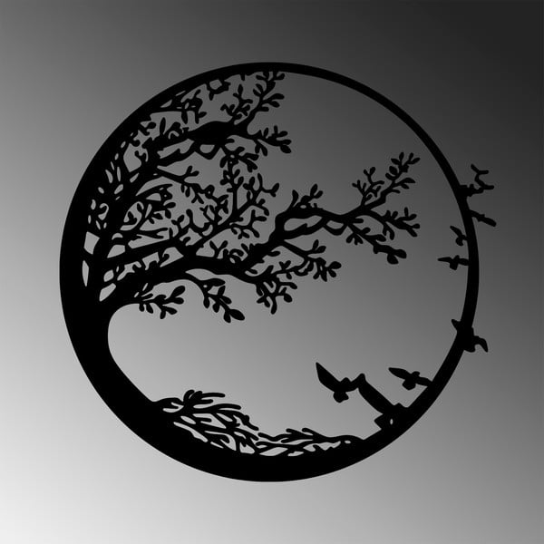 Fém fali dekoráció 68x66 cm Tree – Wallity-image-4