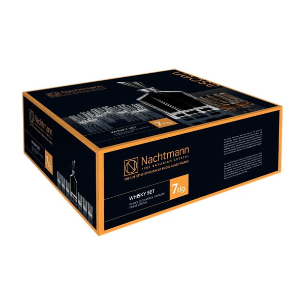Aspen Whisky Set 6 db kristályüveg whiskys pohár és 1db whiskys üveg - Nachtmann-image-4