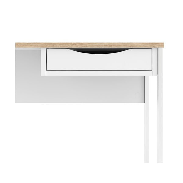 Function Plus fehér íróasztal, 130 x 48 cm - Tvilum-image-3