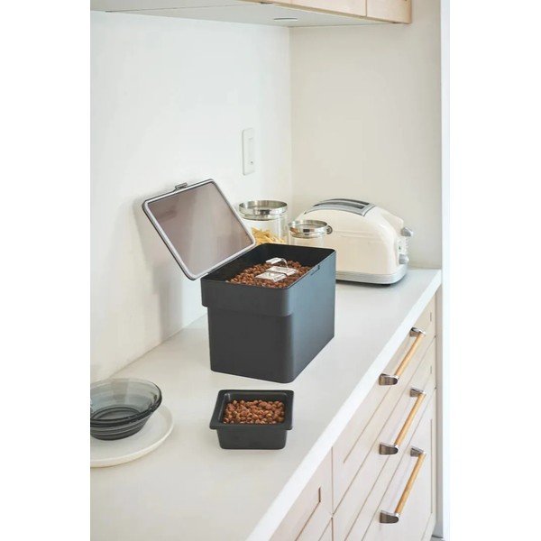 Eledeltartó doboz és tálka szett kisállatoknak Tower – YAMAZAKI-image-1