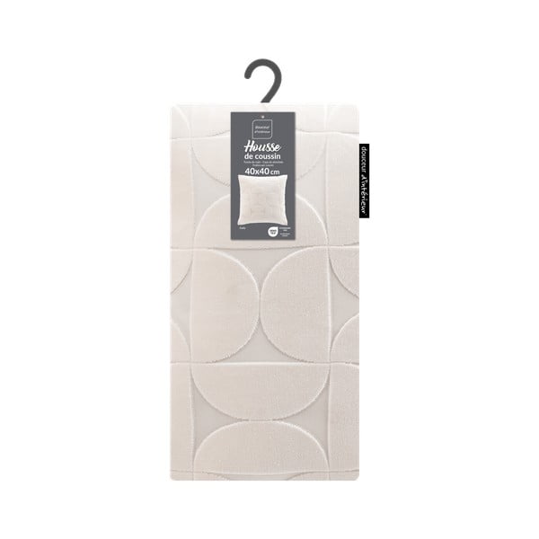 Bársony párnahuzat 40x40 cm Curly – douceur d'intérieur-image-3