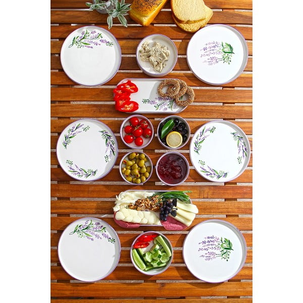 Kerámia étkészlet 14 db-os – Hermia-image-1