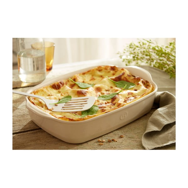 Ultime krémszínű kerámia sütőtál, 36,5 x 23,5 cm - Emile Henry-image-3